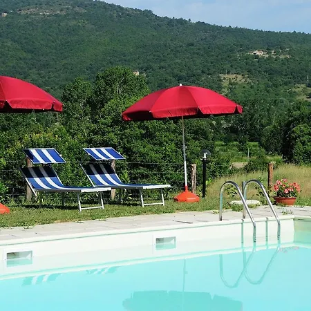 בית נופש Lovely Farmhouse In Umbria With Swimming Pool